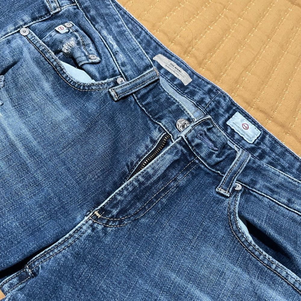 AG Adriano Goldschmied The Nikki relaxed skinny jeans 27R - Picture 7 of 11